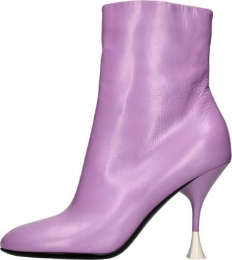 3Juin Laarzen Lila - Dames - Laarzen met Hak - Paars - 39 EU - Schoenen
