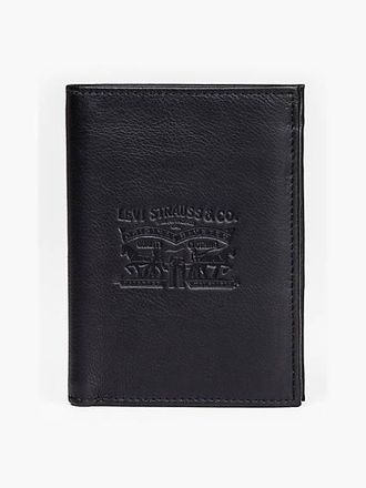 Levi's Vintage Two Horse Vertical Coin Wallet - Mens - One Size - Black