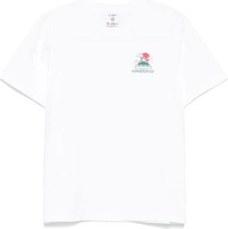 Casablanca T-shirt in cotone biologico - Bianco