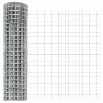 Berkfield Home Euro Fence 1.4x10 m Galvanised Steel in Grey