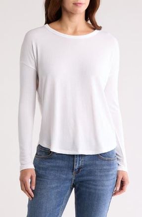 Rag & Bone Lea Long Sleeve T-Shirt in White at Nordstrom Rack, Size Xx-Small