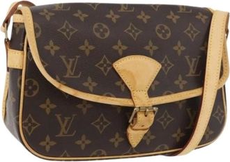 Louis Vuitton Pre-owned Cross Body Bags, female, Brown, Size: ONE SIZE Pre-owned Sologne Shoulder Bag
