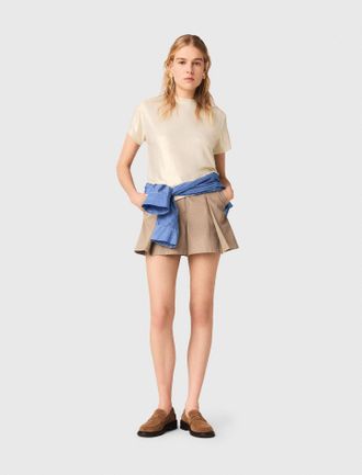 Maje Lam&eacute; T-Shirt - Gold - Maje