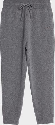 Burberry Mens Cashmere-Blend Knit Trousers