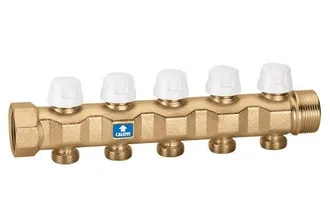 Caleffi Collettore Di Ritorno Completo Di Valvole Di Intercettazione 4 Derivazioni Caleffi 663040 4