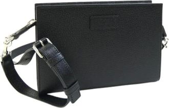 Gucci Pre-owned Clutches, male, Black, Size: ONE SIZE Pre-owned Vintage Pochette Shoulder Bag