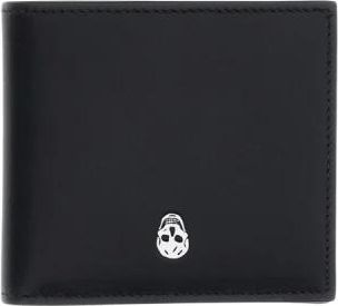 Alexander McQueen Wallets & Cardholders, male, Black, ONE SIZE, Skull Bifold Wallet