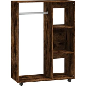 vidaXL Wardrobe Smoked Oak 80x40x110 cm Engineered Wood vidaXL