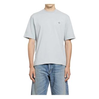 Stone Island SS T-Shirt - Heren - T-shirts - Grijs - S - Katoen - Tops