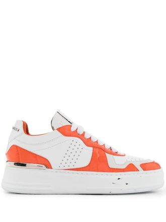 Philipp Plein Sneakers con design color-block - Arancione