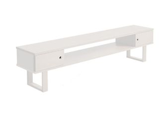 HOGAR 24 Mueble Tv &oacute; Mesa de televisi&oacute;n 180 en color Blanco