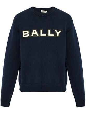 Bally Felpa con applicazione - Blu