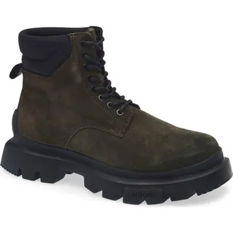 BOSS Fabyan Boot in Dark Green at Nordstrom Rack, Size 11Us / 10Uk