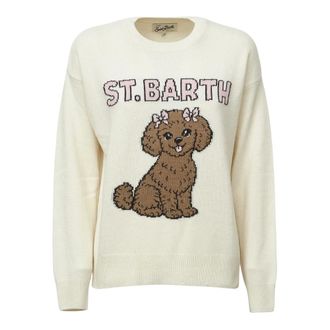 MC2 Saint Barth Maglione Girocollo Tessa - - Knitwear - Donna - Bianco - M