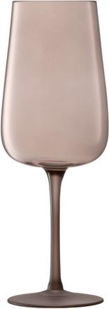 LSA Arc Contrast Set of 4 Flute Glasses in Earth at Nordstrom