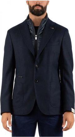 Paoloni Herenjas - Heren - Blazers - Blauw - S - Wol - Jassen