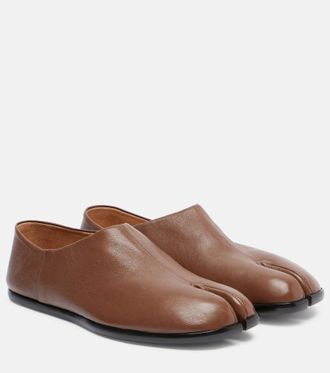 Maison Margiela Tabi Babouche leather slip-on shoes