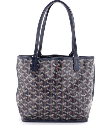 Goyard Anjou Reversible Tote Coated Canvas Mini