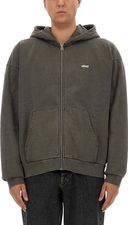 Obey Sweatshirt With Logo-Uomo