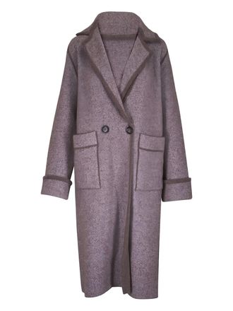 D.exterior Jas met visgraatpatroon - Grijs