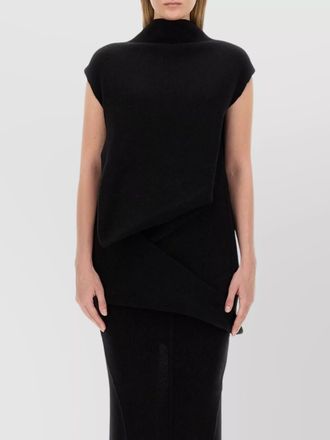 Rick Owens layered sleeveless knitted tops