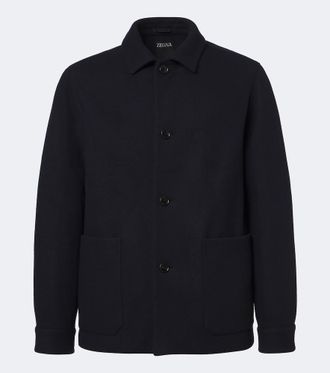 Ermenegildo Zegna Giacca blouson in cashmere e lino