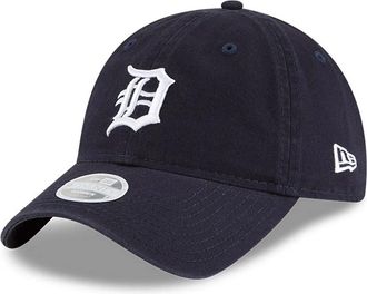 New Era Womens MLB Core Classic 9TWENTY Team Color Home Adjustable Hat Cap One Size Fits All, Detroit Tigers Navy, One Size