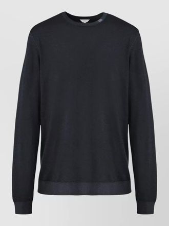 Malo crew neck knitted sweater long sleeves