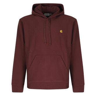 Carhartt Work in Progress Felpa American Script - - Sweatshirts & Hoodies - Uomo - Marrone - S