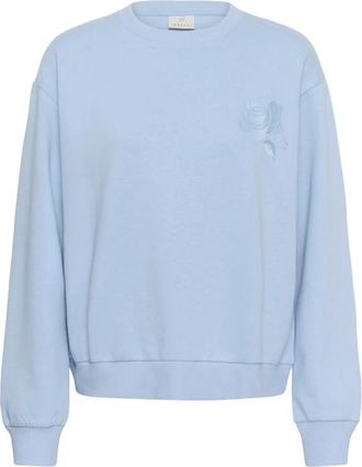 Kaffe Sweatshirts - Dames - Sweatshirts - Blauw - M - Hoodies & sweatvesten