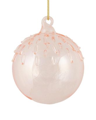 Northern Lights Discontinued Northlight 3In Pink Iridescent Glass Christmas Ball Ornament