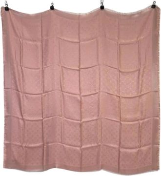 Louis Vuitton Pre-owned Scarves, female, Pink, Size: ONE SIZE Pre-owned Silk Scarf