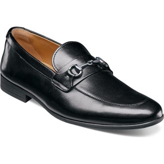 Florsheim Modena Moc Toe Bit Loafer in Black at Nordstrom, Size 10.5