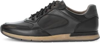 Gabor Pius Low Sneaker - Heren - Sneakers - Zwart - 40 EU - Leer - Schoenen