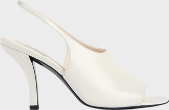 Toteme Contour Naplack Leather Slingback Pumps