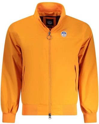 North Sails Oranje Polyamide Slim Fit Jas - Heren - Zomerjassen - Oranje - M - Jassen