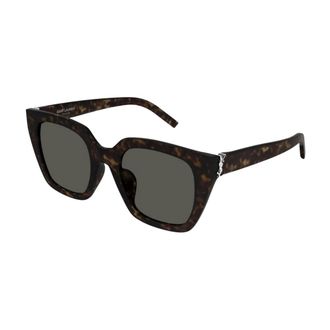 Saint Laurent M143 002 Sunglasses - female - Saint Laurent - Sunglasses - Brown - 51 MM - Accessories