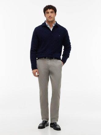 Tommy Hilfiger Mens THFlex Tommy Slim Chino - Hydrogen Grey - 28W x 30L