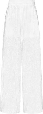 Vilebrequin Women Viscose Elastic Waist Pants Seashells in Off White at Nordstrom, Size Medium