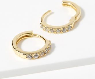 Midi34 Womens Sophia Hoop Earrings
