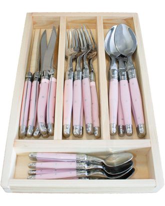 Jean Dubost 24Pc Flatware Set