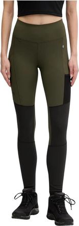 Fj&auml;llr&auml;ven Keb Agile Tights - Dames - Leggings - Groen - M - Polyester - Broeken