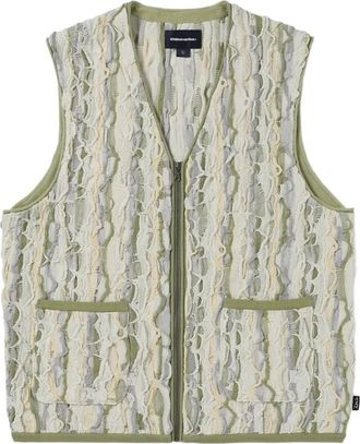 Thisisneverthat Gilet con stampa astratta - Verde