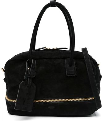 Moschino Borsa tote in pelle scamosciata - Nero