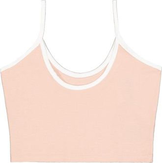 Alpha Industries Muskelshirt ALPHA INDUSTRIES Basic ML Cropped Tank Top Wmn, Damen, Gr. XS, orange (pale peach), Obermaterial: 95% Baumwolle, 5% Elastan, Shirts Muskel