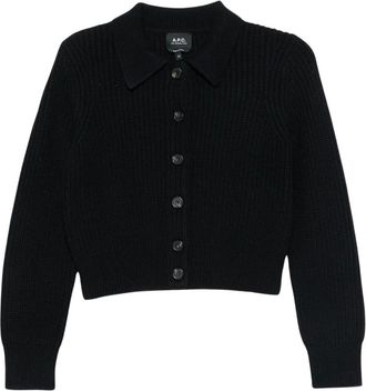 A.P.C. C&aacute;rdigan Jenn - Knitwear - Mujer - Azul - L