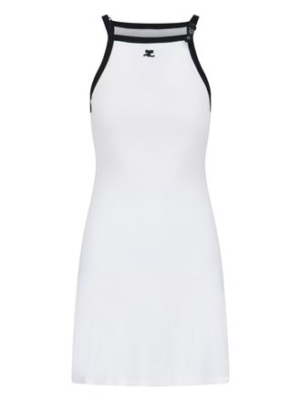 Courrèges Contrast Mini Dress