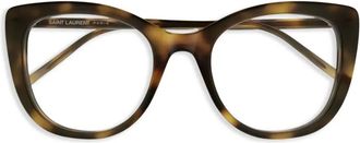 Saint Laurent Eyewear Occhiali cat-eye - Marrone