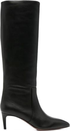 PARIS TEXAS Schoenen, Dames, Zwart, 40 EU, Leer, 60mm Stiletto Boot