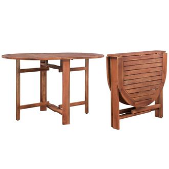 vidaXL Tavolo Da Giardino 120x70x74 Cm In Massello Di Acacia - Vidaxl